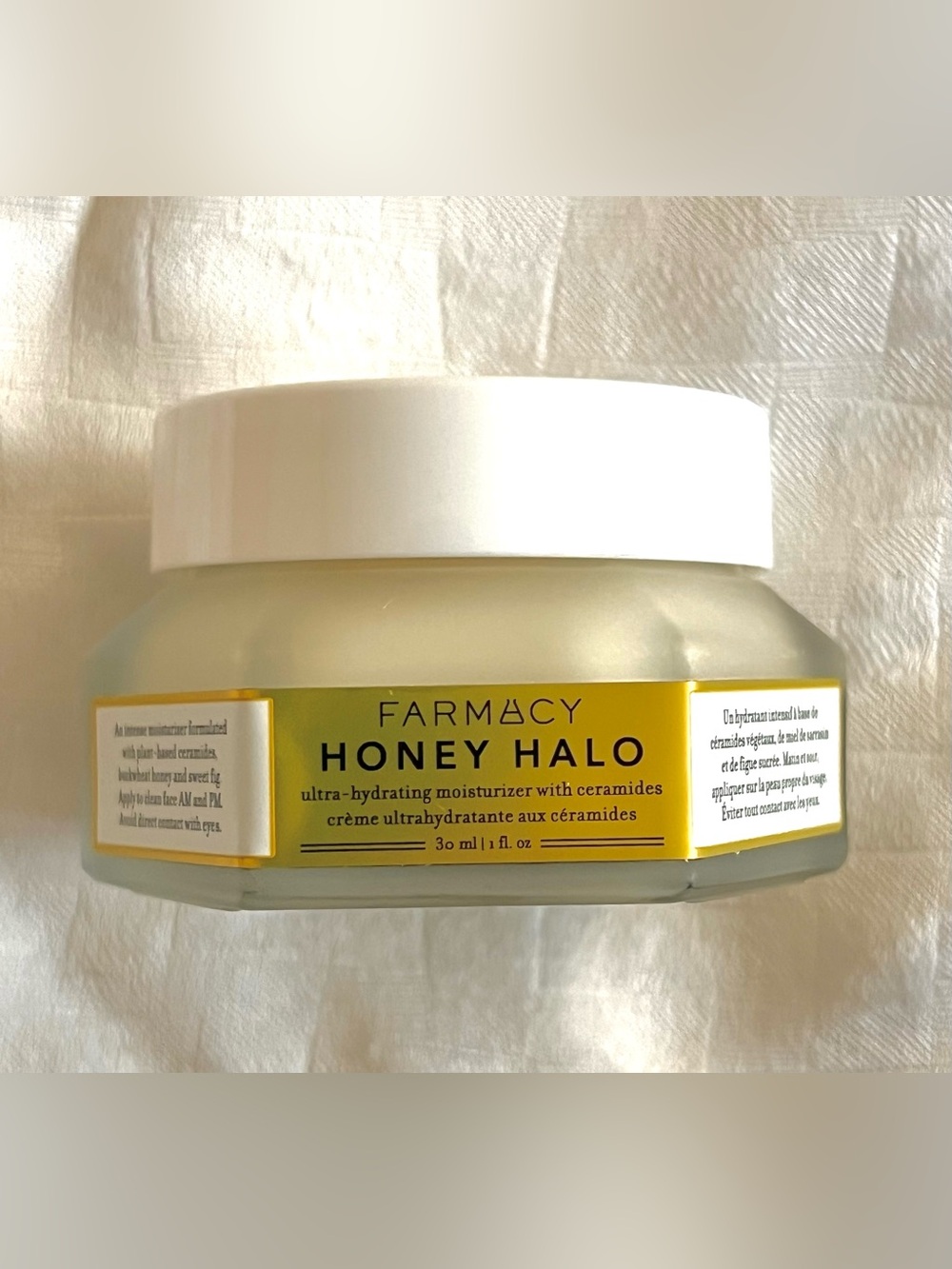 Farmacy Honey Halo Ultra-Hydrating Ceramide Moisturizer 🍯✨ 1 oz 30 ml New no Box